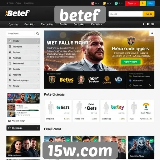 Avaliação da interface do usuário no site Betef